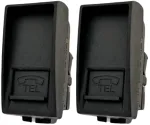 Voltix 2 vnt. Rj11 telefono lizdas, suderinamas su Bticino Living Light ir Living International, juodos spalvos, auk&scaron;tos kokybės (2 vnt. telefono lizdas Rj11)