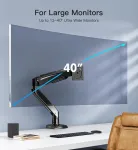 Huanuo monitoriaus laikiklis 13&ndash;40 colių ekranams, reguliuojamas monitoriaus laikiklis laiko 2&ndash;12 kg, reguliuojamas ekrano laikiklis su Usb prievadu, auk&scaron;tas monitoriaus laikiklis palaiko Vesa 75/100 mm