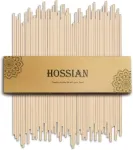 Hossian Stikcs Nendrių difuzorius 19 cm natūralūs difuzoriaus lazdelės eterinių aliejų aromato difuzoriaus lazdelės papildymo pakaitalas aromatiniam kvapui (pagrindinė spalva) 50 vienetų