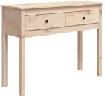 Konsolinis staliukas, 100x35x75cm, pu&scaron;ies medienos masyvas