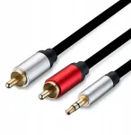 Oem Aux kabelis mini jack 3.5mm į 2x rca cinch stereo 5m