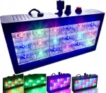 Kolorofonas Stroboskopas 3 spalvų Disco Reflektorius 18 Led Rgb Garso jutiklis