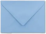 100 vnt. Din C6 vokų &scaron;viesiai mėlyni 11,4 x 16,2 cm 90 g/m&sup2; su drėgnu klijavimu pa&scaron;to vokai be langelio idealiai tinka kalėdiniams atvirukams kvietimams i&scaron; Gl&uuml;xx-agent