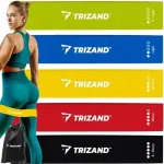 Trizand pasiprie&scaron;inimo gumų rinkinys treniruotėms, 5 treniruočių juostos