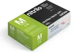 Santex Nitriflex Juodas Soft vienkartinės nitrilinės pir&scaron;tinės, juodos, 3.5g (100vnt.) - L