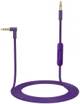 Pakaitinis aux kabelis, stereo audio kabelis, 3,5 mm jack kabelis su įmontuotu mikrofonu ir valdymu, suderinamas su beats solo4/solo 3/solo 2/studio 2 3/pro/detox/executive/mixr/wireless ausinėmis