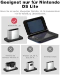 Įkrovimo laidas, suderinamas su Nintendo Ds Lite, 2 vnt., 1,2 m ilgio laidas tik Nintendo Ds Lite įkrovimo laidui, 1a juodas, 1,2 m