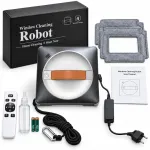 Langų valymo robotas su vandens pur&scaron;kimu, 72 W, 50 ml, Tuya Smart