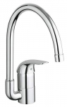 Grohe Euroeco virtuvinis mai&scaron;ytuvas su auk&scaron;tu snapeliu.chromas