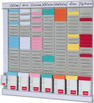 Monthly planner Nobo Sidabras Aliuminis