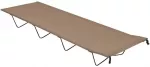 Stovyklavimo gultas, taupe, 180x60x19cm, audinys ir plienas