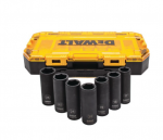 DEWALT smūginių sukimo galvučių komplektas 1/2" 7vnt.