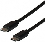 USB kabelis EFB USB-C - USB-C 1 m Juodas (BUSBC- USB20CK.1)