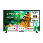 Televizorius TV Set Manta 50LUS122T 50-inch UHD Smart DVB-T2 HEVC/H.265 LED TV