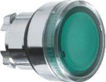 Schneider Electric ZB4, mygtukas, žalias, universalus LED, IP66, IK06, I klasė
