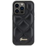 Samsung Galaxy S23 FE Guess dėklas Quilted Metal Logo (GUHCS23FEPSQSQSK) juodos spalvos