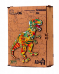 PuzzleOK Medinė dėlionė 129 vnt. - Tiranozauras Rex