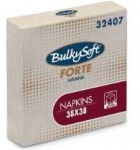 Multi Servetėlės Bulkysoft, ilgis 38 cm, plotis 38 cm, dvisluoksnės, natūralios, 42 vnt. pakuotėje po 40 vnt. dėžutėje