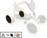 Berg Wheel 9x2 - Juodas/rusvai gelsvas Rear