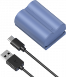 Baterija - SmallRig 4266 NP W235 2400mAh USB C Įkraunama Juoda