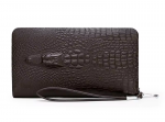 Cann Krokodilo PU odos piniginė, ruda