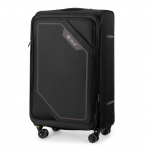 Kelioninis Solier Luggage Vidutinis lagaminas M 23 Solier SOFTFLEX STL2240 - juodas ir rudas