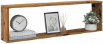 Sieninės lentynos, 2vnt., medienos, 100x15x30cm, kubo formos