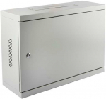 Komutacinė spinta 19" pakabinama 3U 540x400x180 (balta, metalo durys)