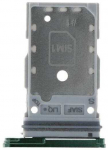 SIM kortelės laikiklis Samsung S911/S916 S23/S23 Plus Dual Žalias originalus (service pack)