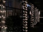 Polamp Profesionali LED lempučių girlianda 10m (5+5) baltu laidu, &scaron;altai balta spalva