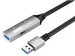 Premiumcord PREMIUM CORD USB 3.2. kartotuvas ir ilgintuvas Vyri&scaron;kas-Moteris, 5Gbps Aliuminis 5m
