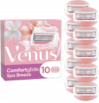 Skustuvo moterims Gillette Venus ComfortGlide Spa Breeze keičiamos galvutės, 10 vnt.