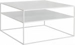 Customform Kavos staliukas, Tensio, 80x80 cm, baltas