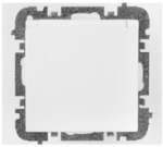 Elektro Plast Nasielsk 3868-10 Vestra Socket 2P+Z be rėmo, giliai montuojamas hermeti&scaron;kas IP44 baltas 3868-10
