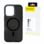 Wozinsky Glitter su Mag Safe Samsung Galaxy S25 Ultra - dėklas telefonui juodos spalvos su Glitter