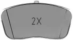 Meyle TOYOTA PEUGEOT OPEL stabdžių trinkelių rinkinys, diskinis stabdys SU001B3530 1673597480 1678168280