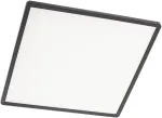 Lubinis &scaron;viestuvas 24W LED plafonas MEMO, matinės juodos sp., 4000K