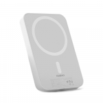 Powerbank Dudao K26S 5000mAh 20W USB-A / USB-C / MagSafe - baltos spalvos