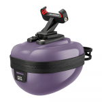 Rockbros Rigid Hard Shell Compact Saddle Bag 0.4l – violetinės spalvos