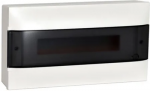 Legrand Modulinis pavir&scaron;inio montavimo paskirstymo skydas PRACTIBOX S 1x18 su skaidriomis durelėmis 137436