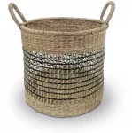 Domoletti BASKET WITH HANDLES 35X35X32CM SEAGRASS