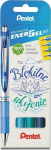 Pentel EnerGel BL77 tu&scaron;inukai, mėlyni, raminantys (4)