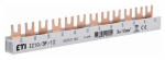 Eti Polam 002921140 &Scaron;akės &scaron;yna 3P 63A 10mm2 (12 modulių) IZ10/3F/12 002921140