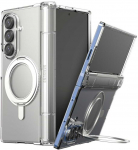 Dėklas Araree Nukin 360 S MagSafe Qi2 Kickstand do Samsung Galaxy Z Fold7 permatomas
