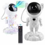 Realprices Žvaigždžių projektorius Astronautų naktinė &scaron;viesa Projektorius vaikams Cosmos Nuotolinio valdymo pultelis