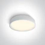 Lubinis &scaron;viestuvas 25W LED plafonas, baltas, 2700/3000/4000K, 120&deg;, 62125D/W/V