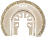 Neo Tools Pusapvalis peilis keramikai, 65 mm, padengtas galvanizuotu deimantiniu sluoksniu