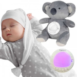 Miego draugas me&scaron;kinas su projektoriumi ir lop&scaron;inėmis WOOPIE BABY