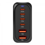 OBAL:ME Terminal GaN Desk Charger 4C2A 100W Juodas