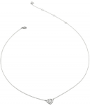 Guess Sidabrinis Heart Necklace Jardin JSBN04459JWRHT/U